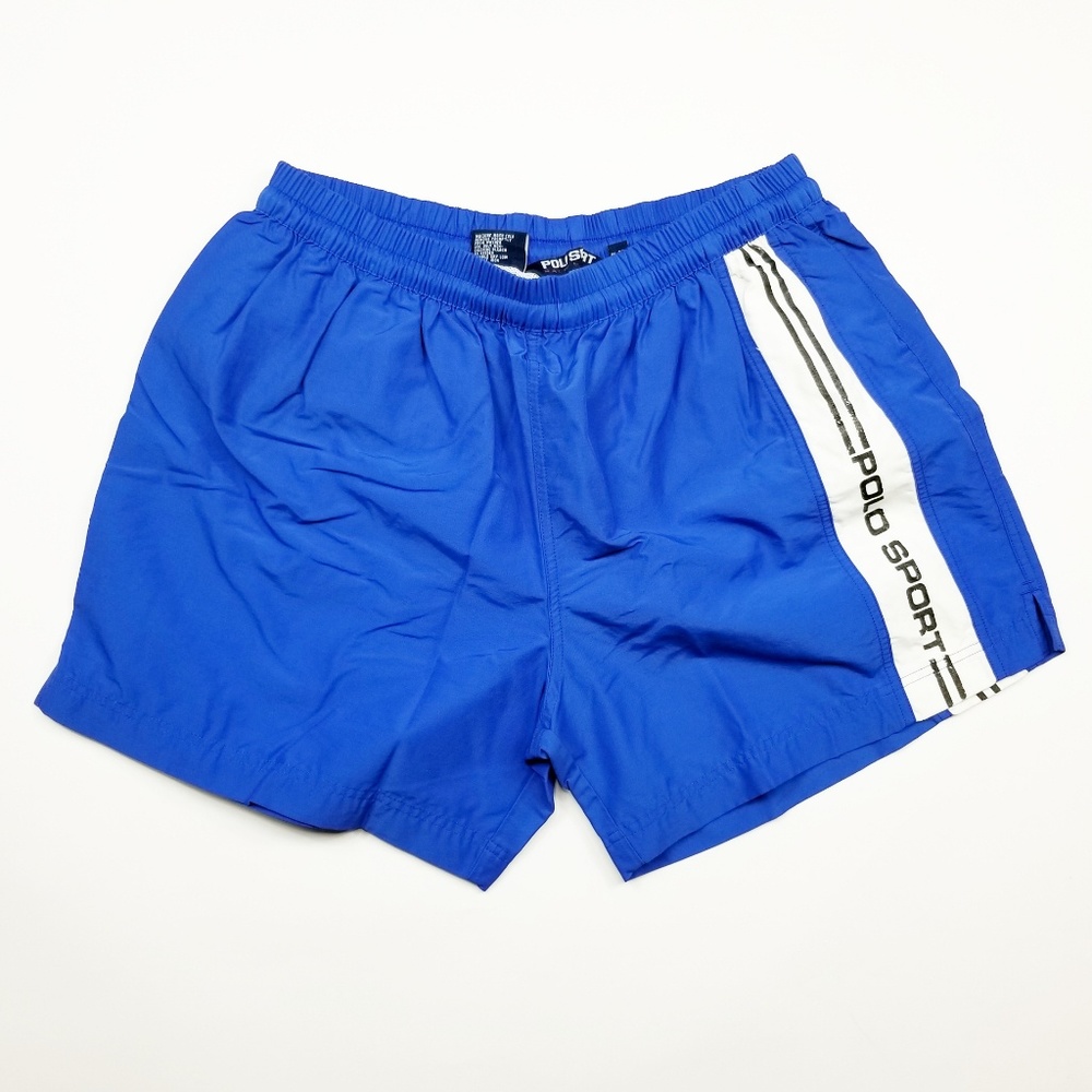 Polo Sport Ralph Lauren Mens Large Blue Swim Trunk